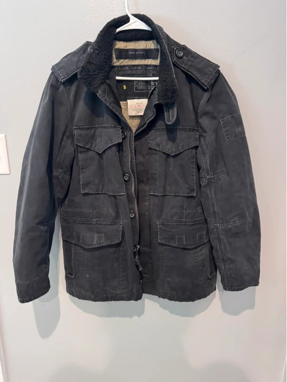 Vintage gap alpine standard issue 6-05L flyer military jacket men’s size Small